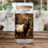 Camo Elk Hunting Season Tumbler Wrap 20oz Sublimation Tumbler Designs, Camouflage Straight Skinny Digital Download