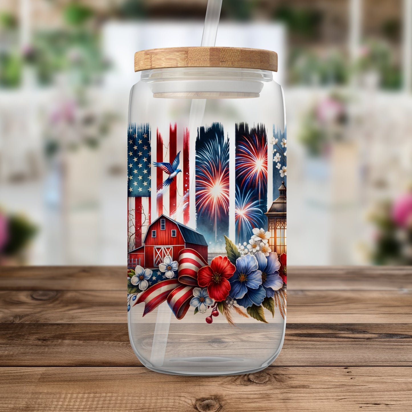 4th of July Brushstroke PNG Patriotic Sublimation Design 300 DPI Digital File coquette bow patriotic png highland cow fireworks brushstroke