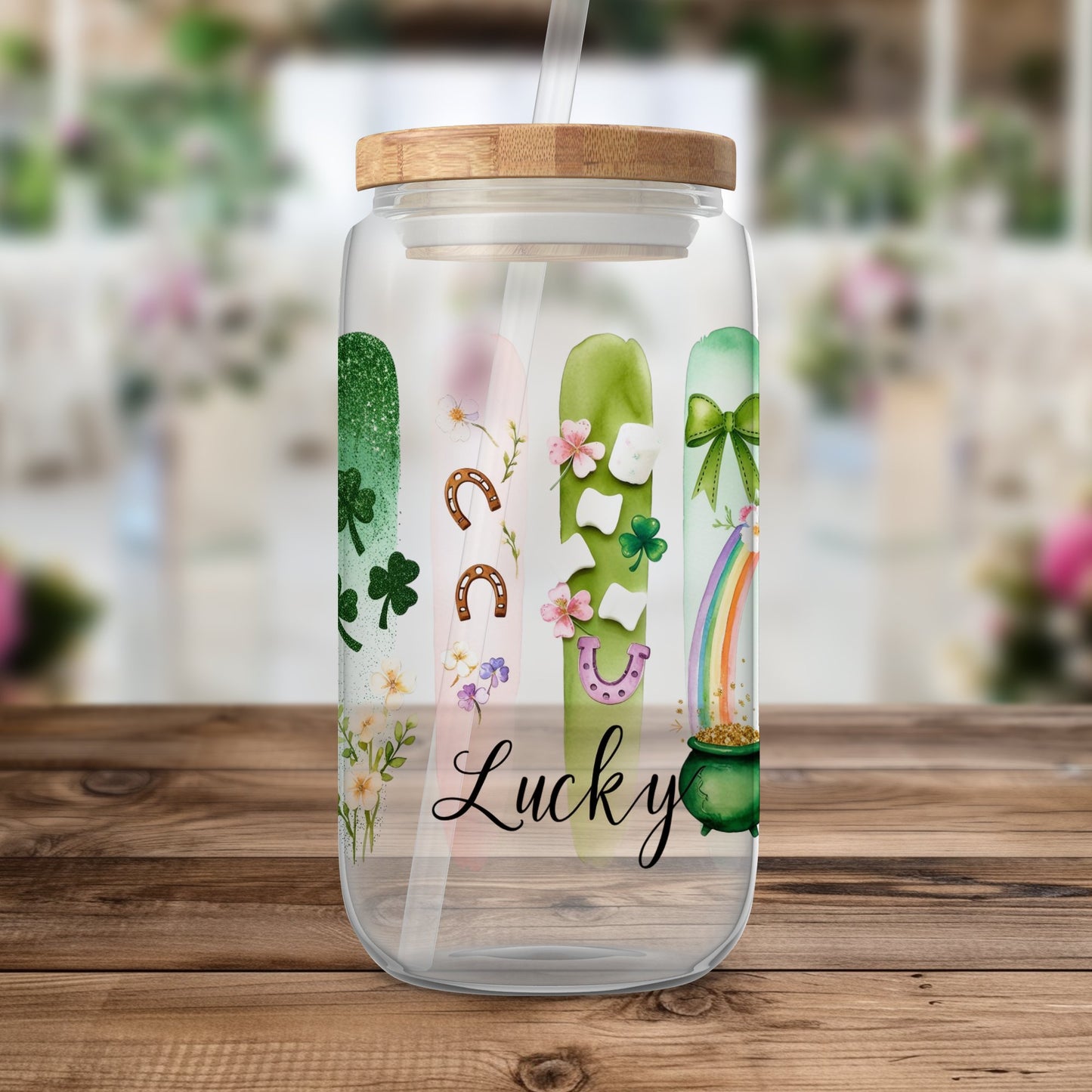 St. Patricks Day PNG, Brushstroke Png, Lucky Sublimation Png, Design for Tumblers Mugs T-Shirts Ornaments and Crafts, Spring Png, coquette