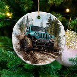 "Off-Road Jeep Mud Adventure PNG, 4x4 Truck Sublimation, Jeep Lover Clipart, Overlanding Digital Download, Muddy Trail PNG Design"