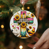 Jesus and Chickens PNG, Chicken Lover Digital Design, Jesus Lover Png, Country Girl who loves chickens sublimation design for Tumblers, Tees