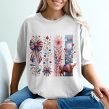 4th of July Brushstroke PNG Patriotic Sublimation Design 300 DPI Digital File coquette bow patriotic png highland cow fireworks brushstroke