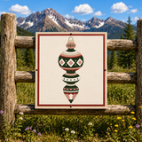 Christmas Keepsake Christmas Barn Quilt SVG | Laser Cut File