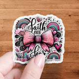 Faith Over Fear PNG Digital File 300 DPI Sublimation Design for Shirts Tumblers Stickers Pillows Notebooks Glass Can Cups Crafts
