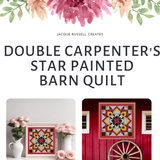 Double Carpenter Barn Quilt PDF Pattern, SVG Pattern, Wood quilt to paint for outdoors Bundle
