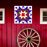 Fireworks Barn Quilt Pattern | Patriotic Star Design | Digital Download | DIY Quilt Block | Farmhouse Decor | Instant Download