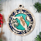 State Ornament Collection – Custom Home State & Travel Memory Ornaments