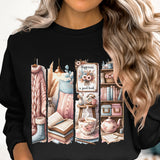 Cozy Book Lover PNG, Brushstroke Sublimation, Reading Tumbler Wrap, Bookish Sublimation Design, Digital Download, Bookworm Clipart