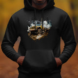 "Off-Road Jeep Mud Adventure PNG, 4x4 Truck Sublimation, Jeep Lover Clipart, Overlanding Digital Download, Muddy Trail PNG Design"