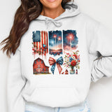 4th of July Brushstroke PNG Patriotic Sublimation Design 300 DPI Digital File coquette bow patriotic png highland cow fireworks brushstroke
