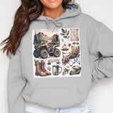 4 Wheeler Brushstroke PNG ATV Sublimation Design 300 DPI Digital Download for Tumblers Mugs T-Shirts Stickers Ornaments Earrings Crafts