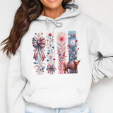 4th of July Brushstroke PNG Patriotic Sublimation Design 300 DPI Digital File coquette bow patriotic png highland cow fireworks brushstroke