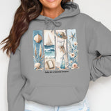 Salty Air & Summer Dreams PNG, Beach Brushstroke Sublimation, 20oz Tumbler Wrap, Coastal Summer Sublimation Design, Digital Download