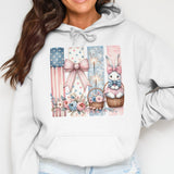 4th of July Brushstroke PNG Patriotic Sublimation Design 300 DPI Digital File coquette bow patriotic png highland cow fireworks brushstroke