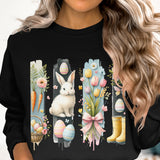 Easter PNG, Holiday Coquette PNG, Brushstroke Bunny PNG, Sublimation Png, Design for Tumblers Mugs T-Shirts Ornaments and Crafts, Spring Png