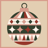 Holiday Heirloom Printed Barn Quilt Pattern | Christmas Ornament