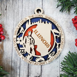 State Ornament Collection – Custom Home State & Travel Memory Ornaments