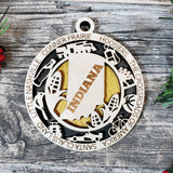 State Ornament Collection – Custom Home State & Travel Memory Ornaments
