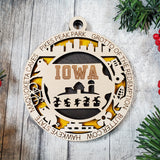 State Ornament Collection – Custom Home State & Travel Memory Ornaments