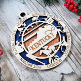 State Ornament Collection – Custom Home State & Travel Memory Ornaments