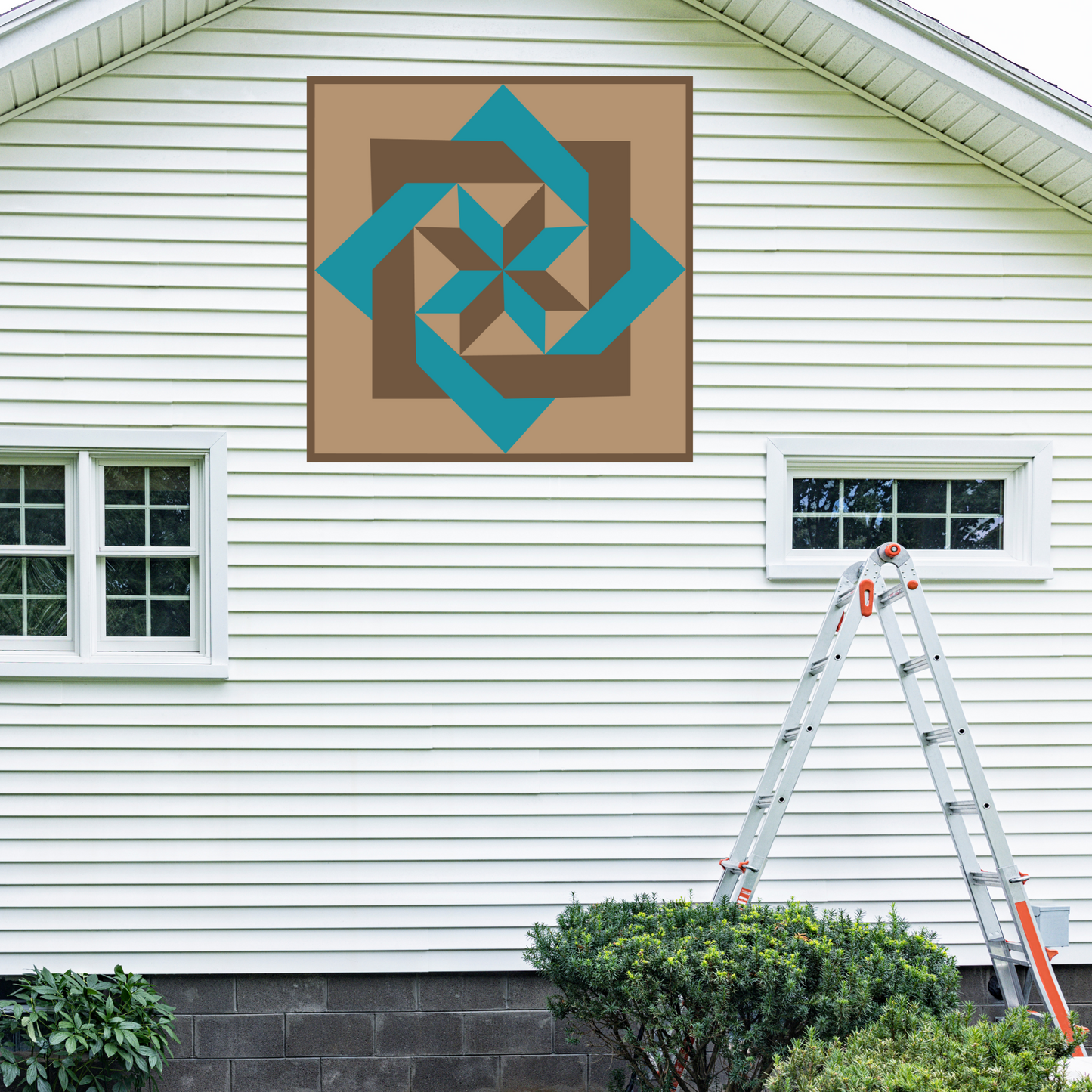 Knot Maze Quilt Block Barn Quilt - Digital Download, Intricate DIY Wall Art Pattern, Rustic Home Decor, Quilting Project, Instant PDF Download