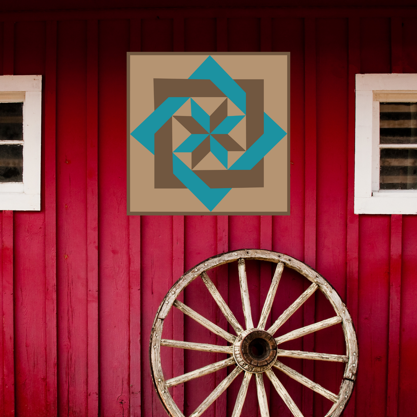 Knot Maze Quilt Block Barn Quilt - Digital Download, Intricate DIY Wall Art Pattern, Rustic Home Decor, Quilting Project, Instant PDF Download