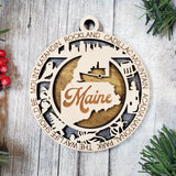 State Ornament Collection – Custom Home State & Travel Memory Ornaments