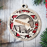 State Ornament Collection – Custom Home State & Travel Memory Ornaments