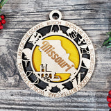 State Ornament Collection – Custom Home State & Travel Memory Ornaments