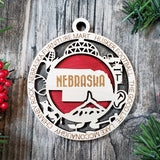 State Ornament Collection – Custom Home State & Travel Memory Ornaments