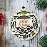 State Ornament Collection – Custom Home State & Travel Memory Ornaments