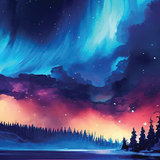 Bear Night Light – Handcrafted Wood Plug-In Lamp with Custom Scenic Backgrounds