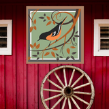 Oriole Barn Quilt PDF Pattern, SVG Pattern, Wood quilt to paint for outdoors Bundle