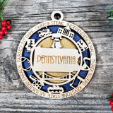 State Ornament Collection – Custom Home State & Travel Memory Ornaments