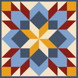 Prairie Star  Carpenter Star Barn Quilt Digital PDF SVG Printable Pattern | Wood Barn Quilt | Paint yourself Barn Quilt downable PDF Bundle