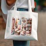 Cozy Book Lover PNG, Brushstroke Sublimation, Reading Tumbler Wrap, Bookish Sublimation Design, Digital Download, Bookworm Clipart