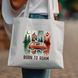 Born to Roam PNG, Watercolor Adventure Brushstroke Design, Vanlife Mountains Tent Clipart, Camping Sublimation Digital Download