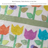 Rows Of Tulips Pattern Cover 