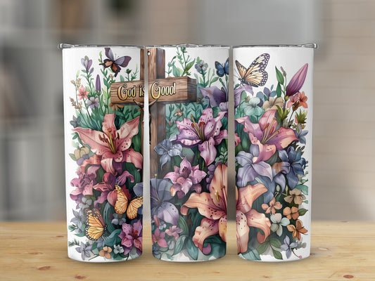 God is good all the time 20 oz Tumbler Wrap PNG Tumbler Design Sublimation Digital Downloads, Christian Bible Faith Tumbler Wrap