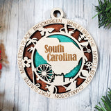 State Ornament Collection – Custom Home State & Travel Memory Ornaments