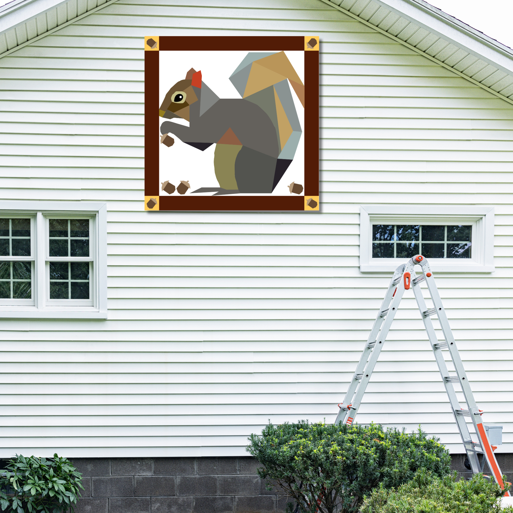 Squirrel Barn Quilt PDF Pattern