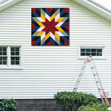 Sunflare Star Barn Quilt Pattern | Printable PDF + SVG