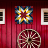 Sunflare Star Barn Quilt Pattern | Printable PDF + SVG