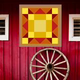 Sunset Barn Quilt PDF Pattern, SVG Pattern, Wood quilt to paint for outdoors Bundle