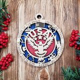 USA Patriotic Ornament – Limited Edition Red White & Blue Holiday Decor