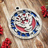 USA Patriotic Ornament – Limited Edition Red White & Blue Holiday Decor