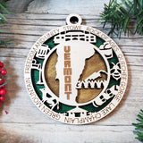 State Ornament Collection – Custom Home State & Travel Memory Ornaments