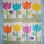 Wall Hanging of Rows of Tulip