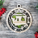 State Ornament Collection – Custom Home State & Travel Memory Ornaments