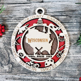 State Ornament Collection – Custom Home State & Travel Memory Ornaments